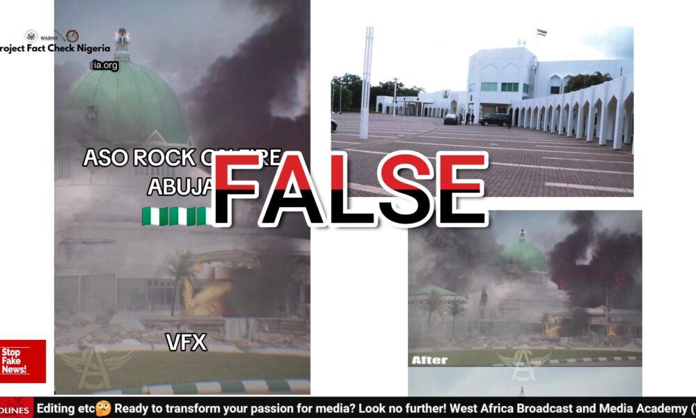 Is video showing Nigeria’s Aso Rock on fire true? - Project FactCheck ...